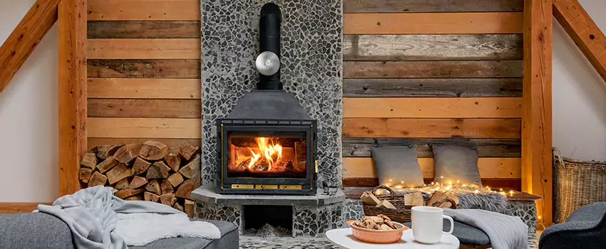 Thelin Hearth Products Direct Vent Gas Stove Fireplace Inspection in Ocoee, Florida